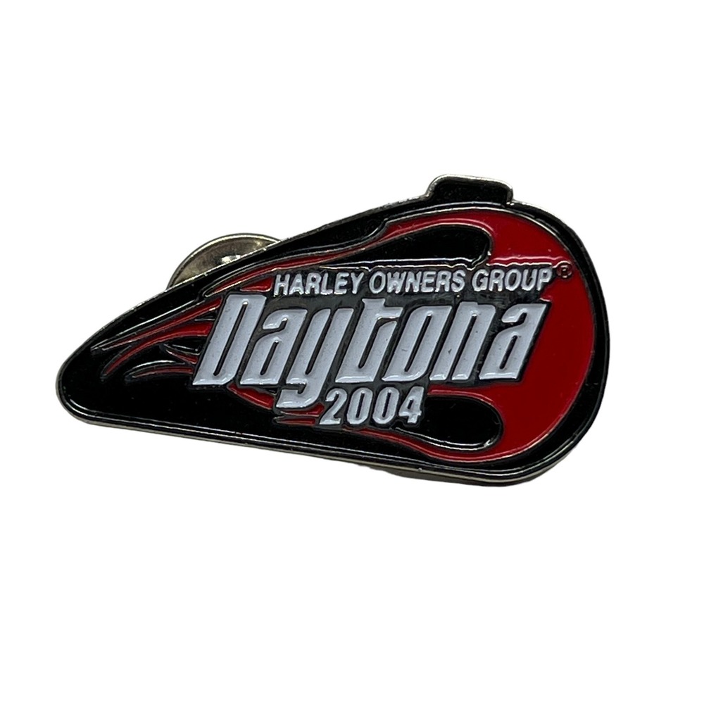 Harley Davidson Owners Group Pin HOG Daytona Beach 2004 Lapel Vest‎